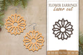 Earrings Flower SVG Bundle