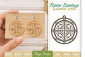 Flower Earrings SVG Bundle