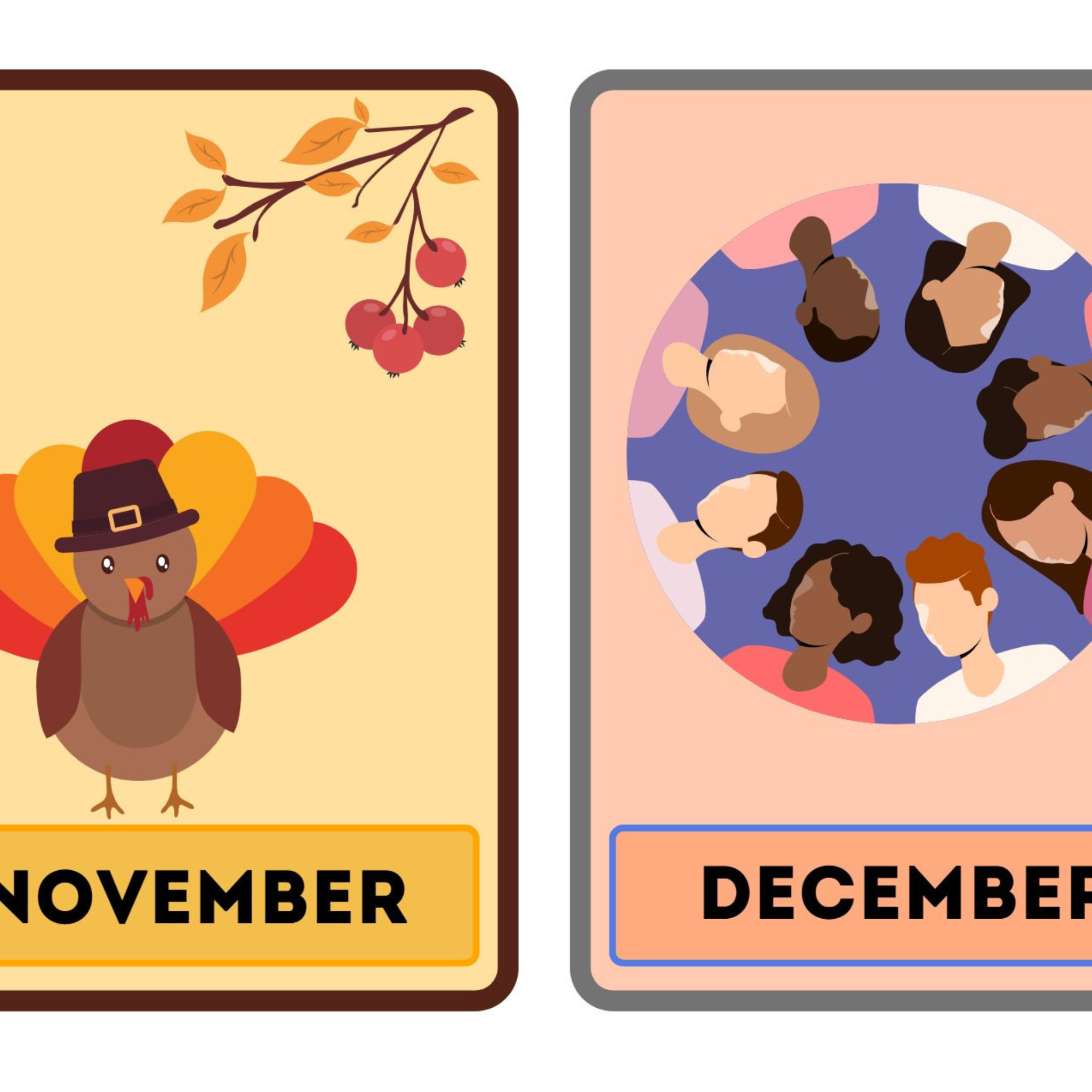 Months of the Year Flashcards