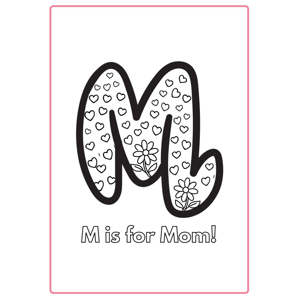 Mother's Day Coloring and Activity Book