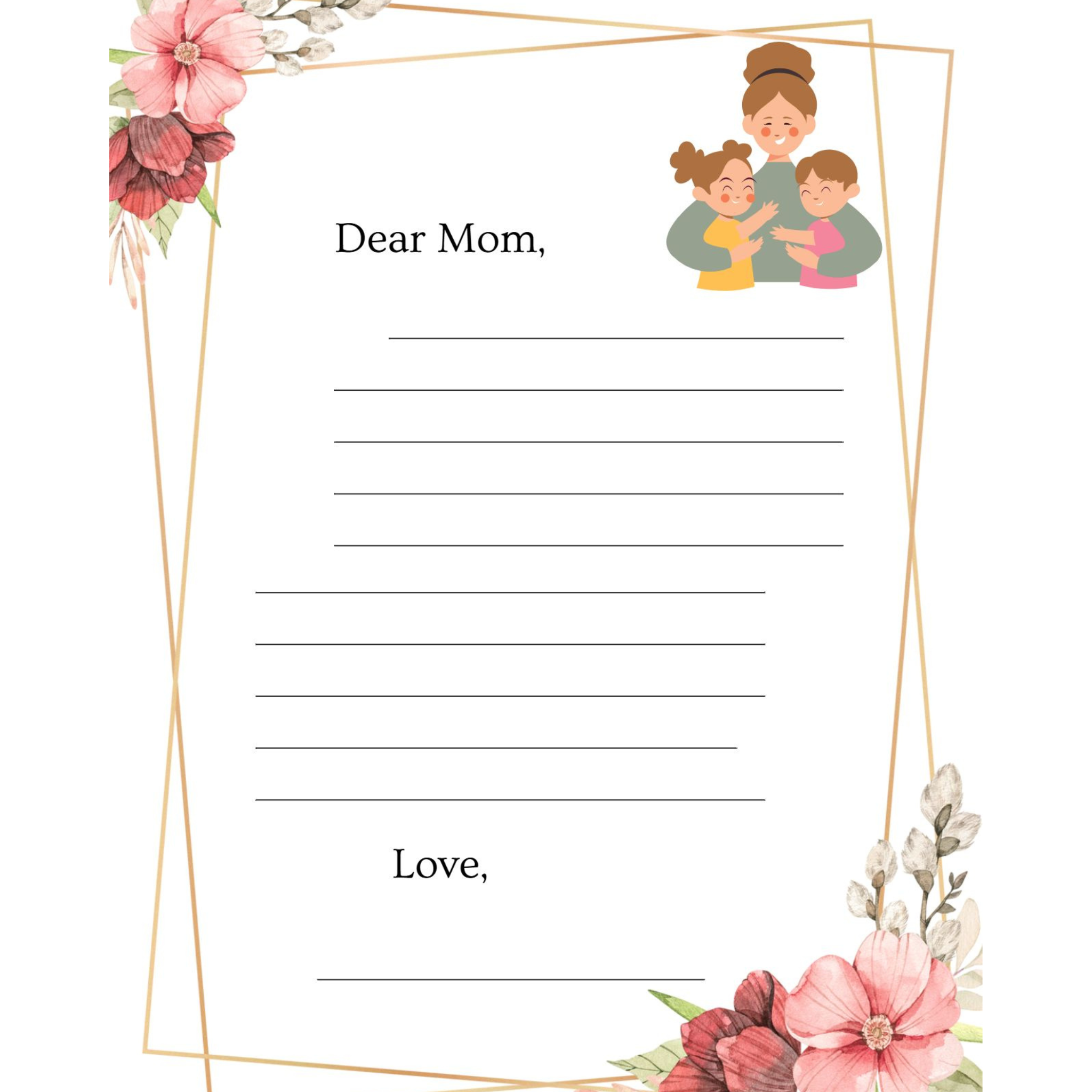 Mother's Day Coloring and Activity Book