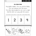 Nursery Rhymes Story Retelling Worksheets