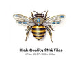 Jeweled Bee Clipart Bundle