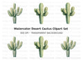 Saguaro Cactus Clipart Bundle