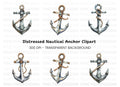 Nautical Anchor Clipart Bundle
