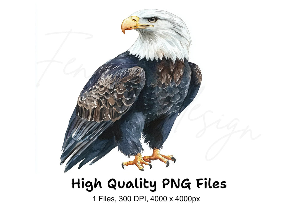 Majestic Bald Eagle Clipart Bundle