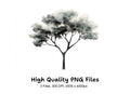 Monochrome Tree Clipart Bundle