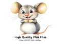 Cute Mouse Clipart Bundle