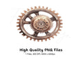 Steampunk Gear Element Clipart Bundle