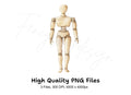 Articulated Mannequin Figure Clipart Bundle