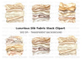 Stacked Fabric Clipart Bundle