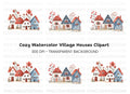 Charming Village Houses Clipart Bundle