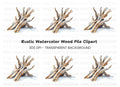 Driftwood Pile Clipart Bundle