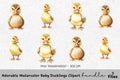 Adorable Baby Ducklings Clipart Bundle