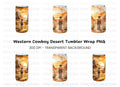 Desert Cowboy Tumbler Clipart Bundle