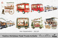 Christmas Food Truck Clipart Bundle