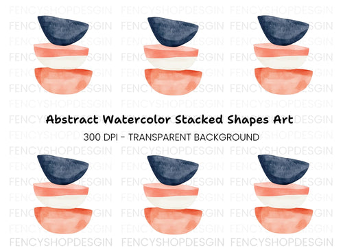 Abstract Shapes Clipart Bundle