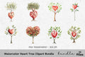 Heart Tree Clipart Bundle