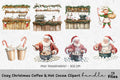 Santa Hot Cocoa Gingerbread Clipart Bundle