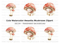 Enchanted Mushroom Fairy Clipart Bundle