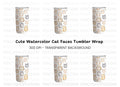 Cute Cat Faces Clipart Bundle
