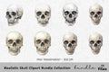 Realistic Skull Clipart Bundle