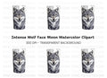 Wolf Tumbler Clipart Bundle