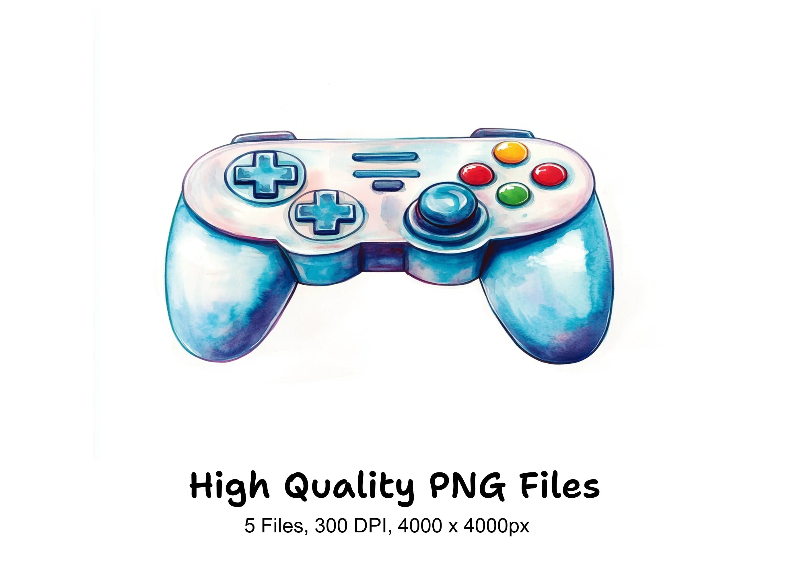 Gaming Controller Clipart Bundle