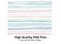 Pastel Stripes Clipart Bundle