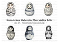 Matryoshka Dolls Clipart Bundle