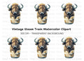 Bison Head Clipart Bundle