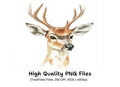 Deer Head Clipart Bundle