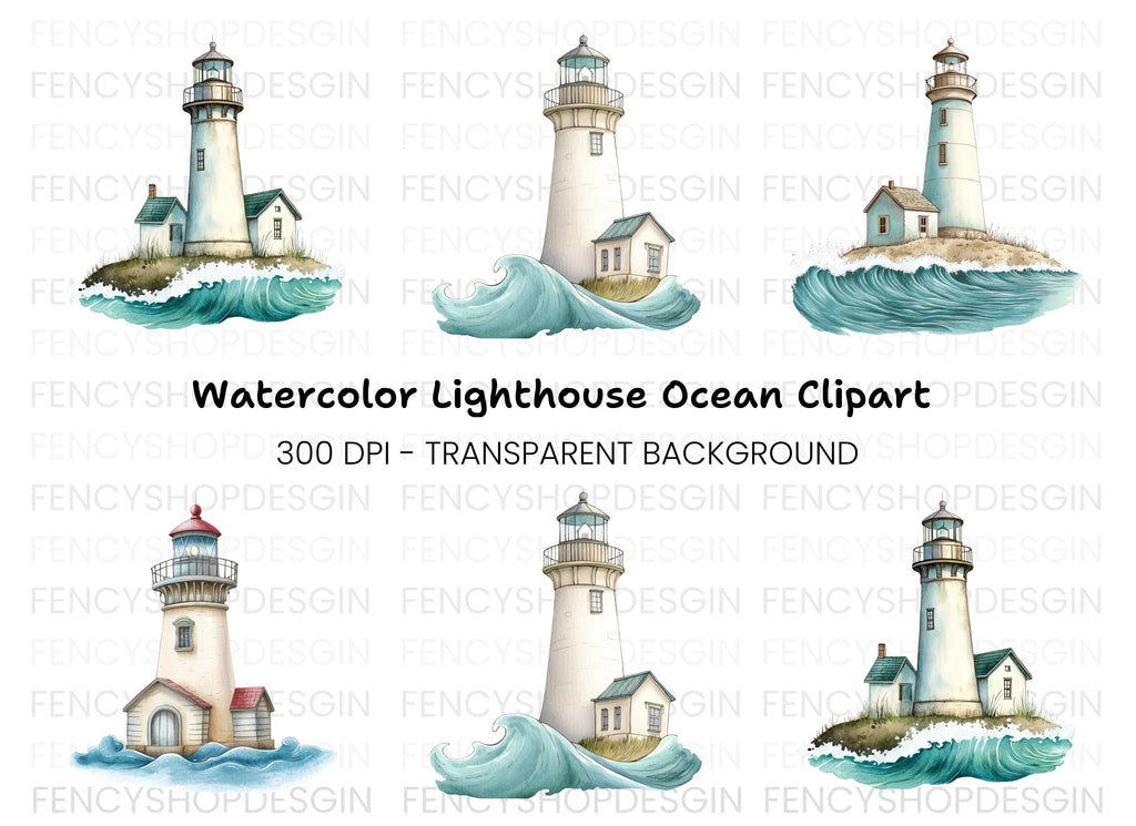 Lighthouse Clipart Bundle