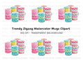 Zigzag Pattern Clipart Bundle