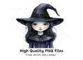 Cute Witches Clipart Bundle