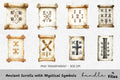 Ancient Mystical Symbols Clipart Bundle