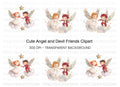 Angels and Devils Clipart Bundle