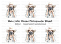 Girl Photographer Clipart Bundle