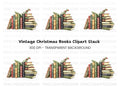 Festive Christmas Book Clipart Bundle