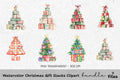 Christmas Gift Stacks Clipart Bundle