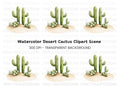 Desert Cactus Clipart Bundle