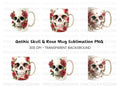 Floral Skull Clipart Bundle