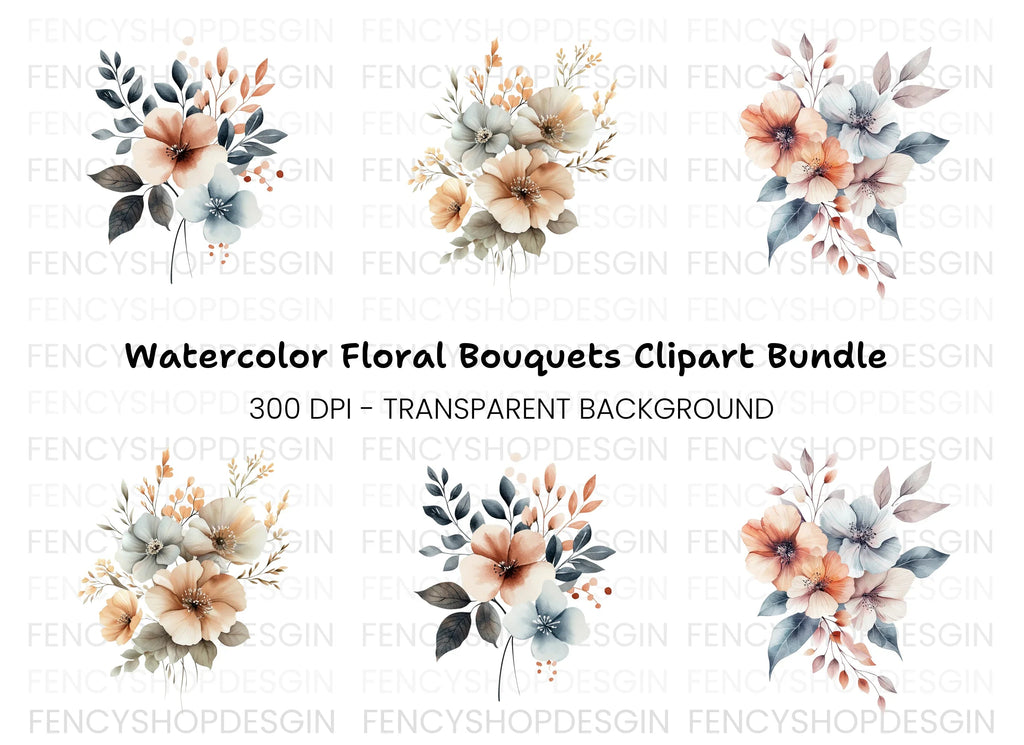 Floral Clipart Bundle