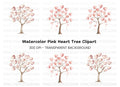 Heart Trees Clipart Bundle