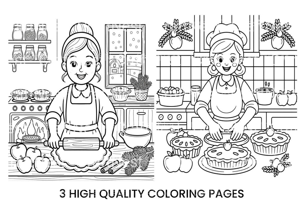 Baking Day Fun Coloring Books