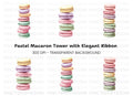 Macaron Stacks Clipart Bundle