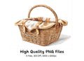 Picnic Baskets Clipart Bundle