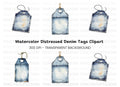 Denim Tags Clipart Bundle