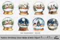 Festive Christmas Bells Clipart Bundle