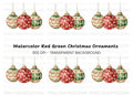 Christmas Ornaments Clipart Bundle